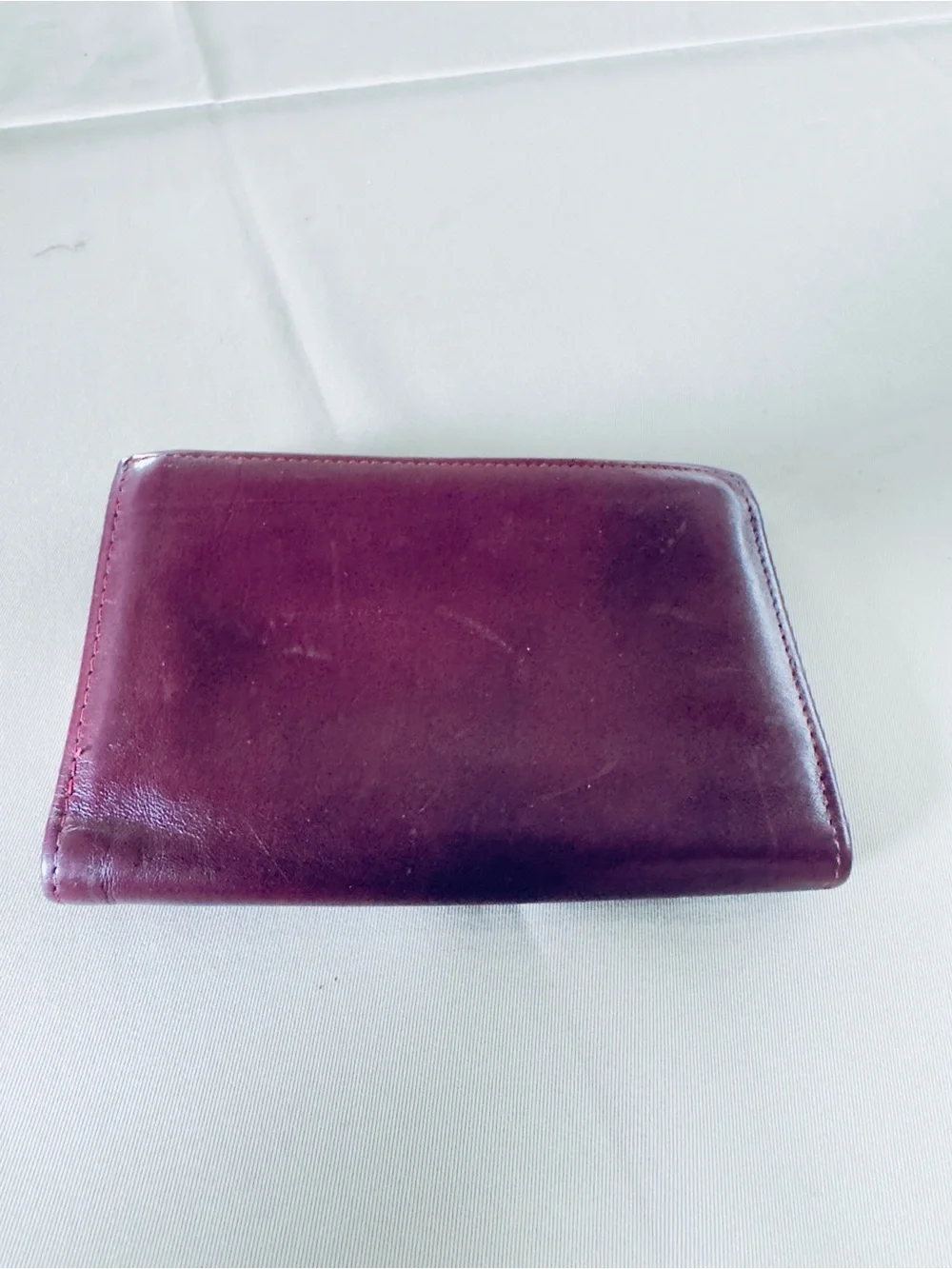 Rolfs Designer Collection Burgundy Leather Wallet Organizer Vintage